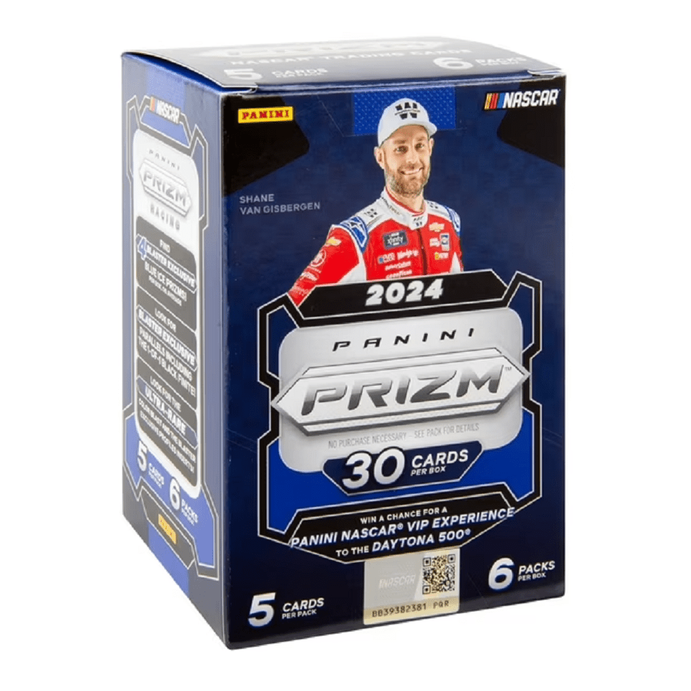 2024 Panini Prizm Racing Blaster Box (Blue Ice Prizm) - Collector Store LLC