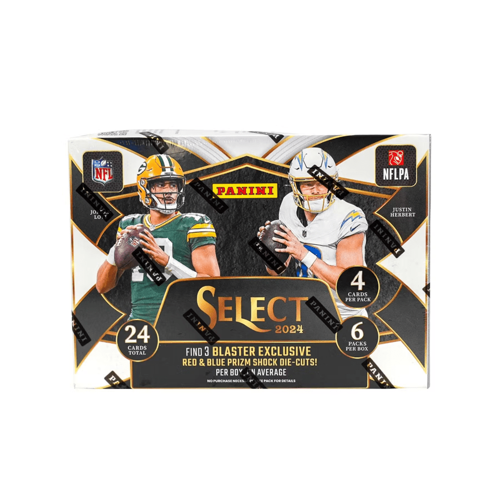 2024 Panini Select Football Blaster Box (Red & Blue Prizm) - Collector Store LLC