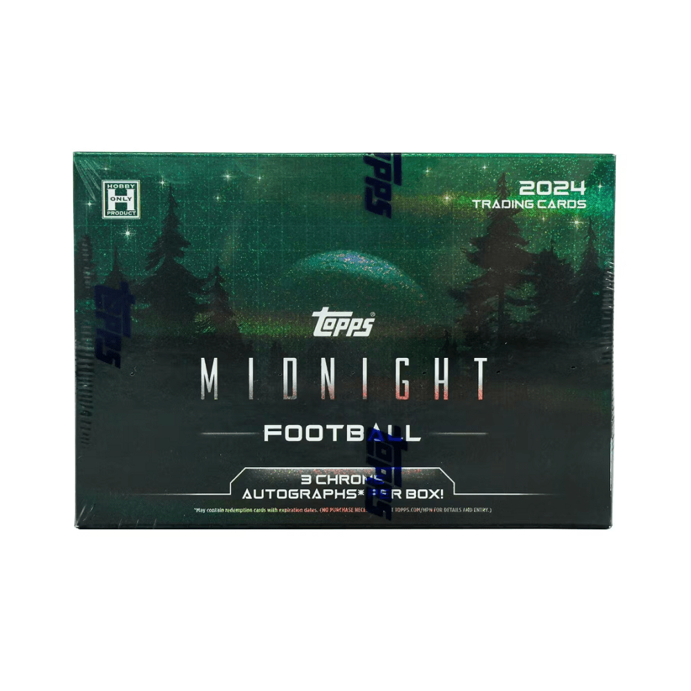 2024 Topps Midnight Football Hobby Box - Collector Store LLC
