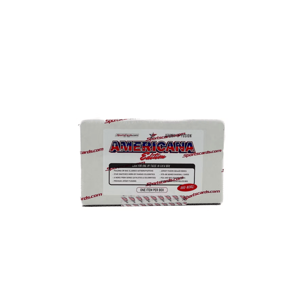 2025 Jersey Fusion Americana Edition Hobby Box - Collector Store LLC