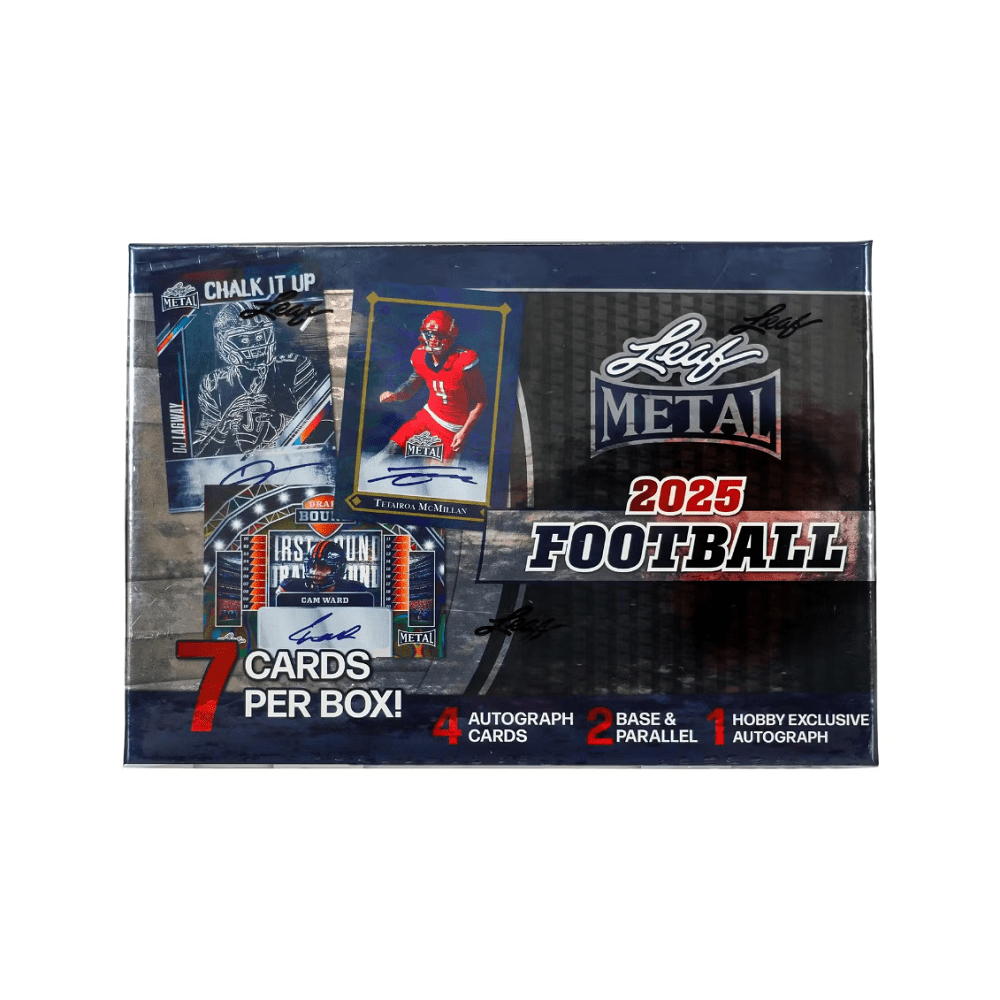 2025 Leaf Metal Football Hobby Box - Collector Store LLC