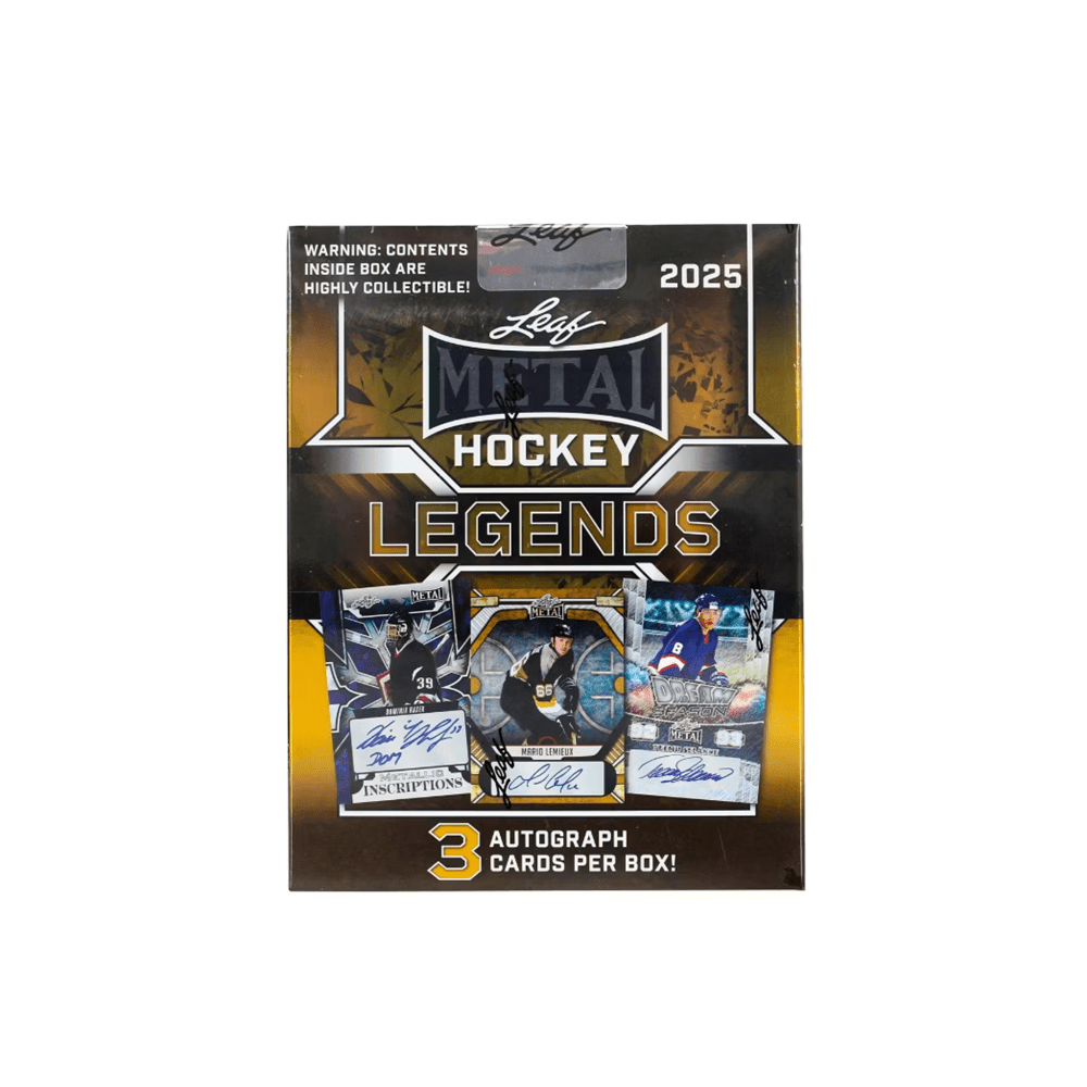 2025 Leaf Metal Legends Hockey Hobby Box - Collector Store LLC