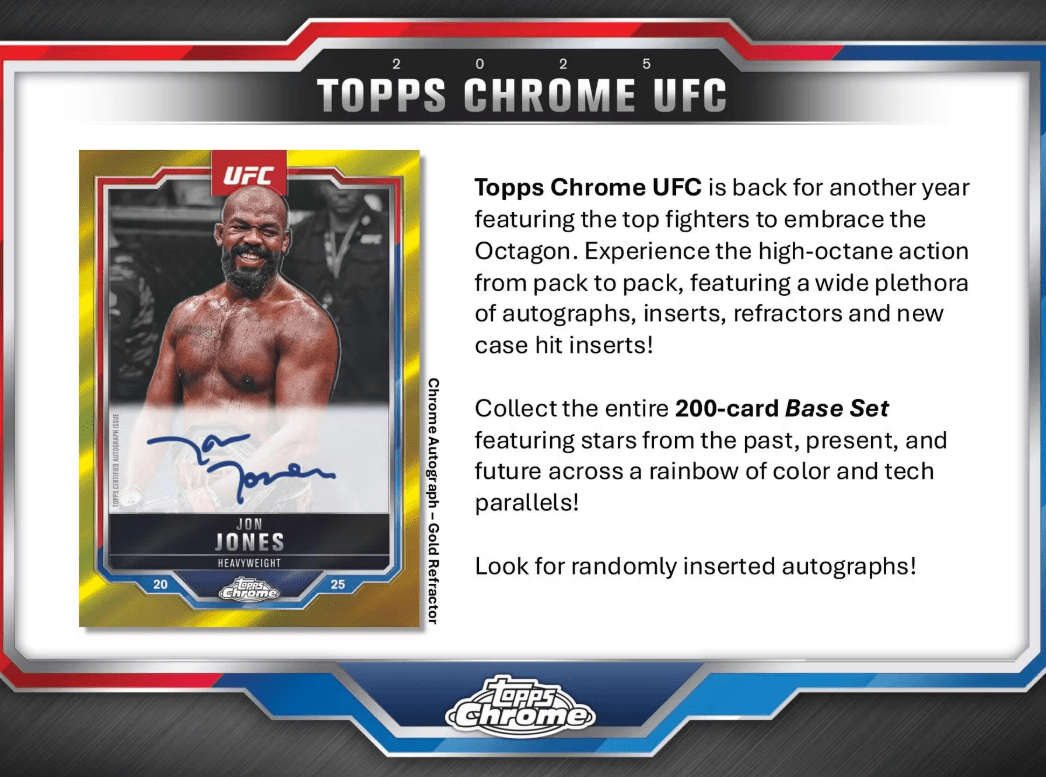 2025 Topps Chrome UFC Mega Box - Collector Store LLC