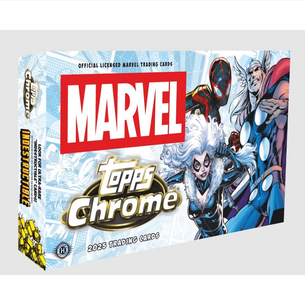 2025 Topps Marvel Chrome Hobby Box - Collector Store LLC
