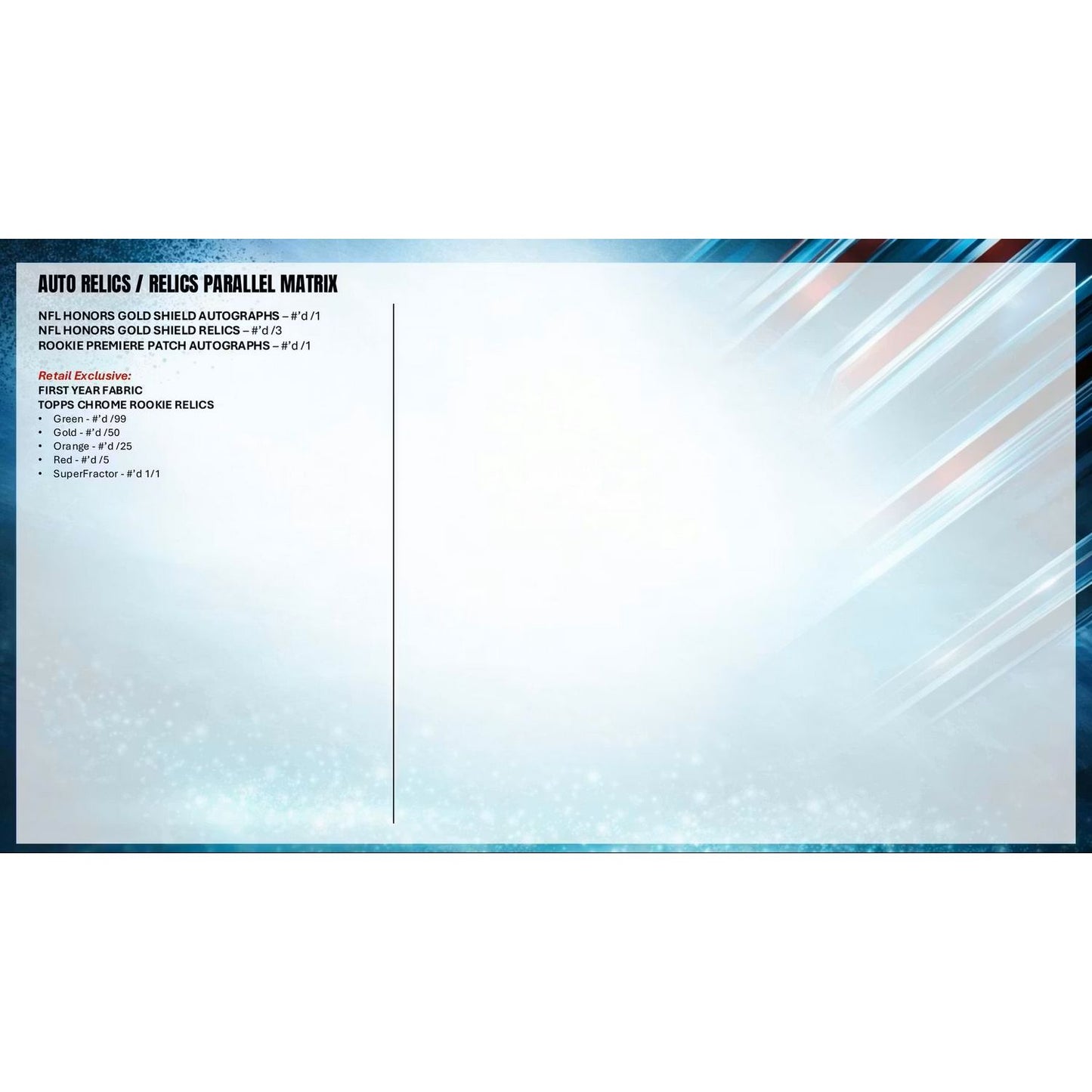 2025 Topps Chrome Football Blaster Box