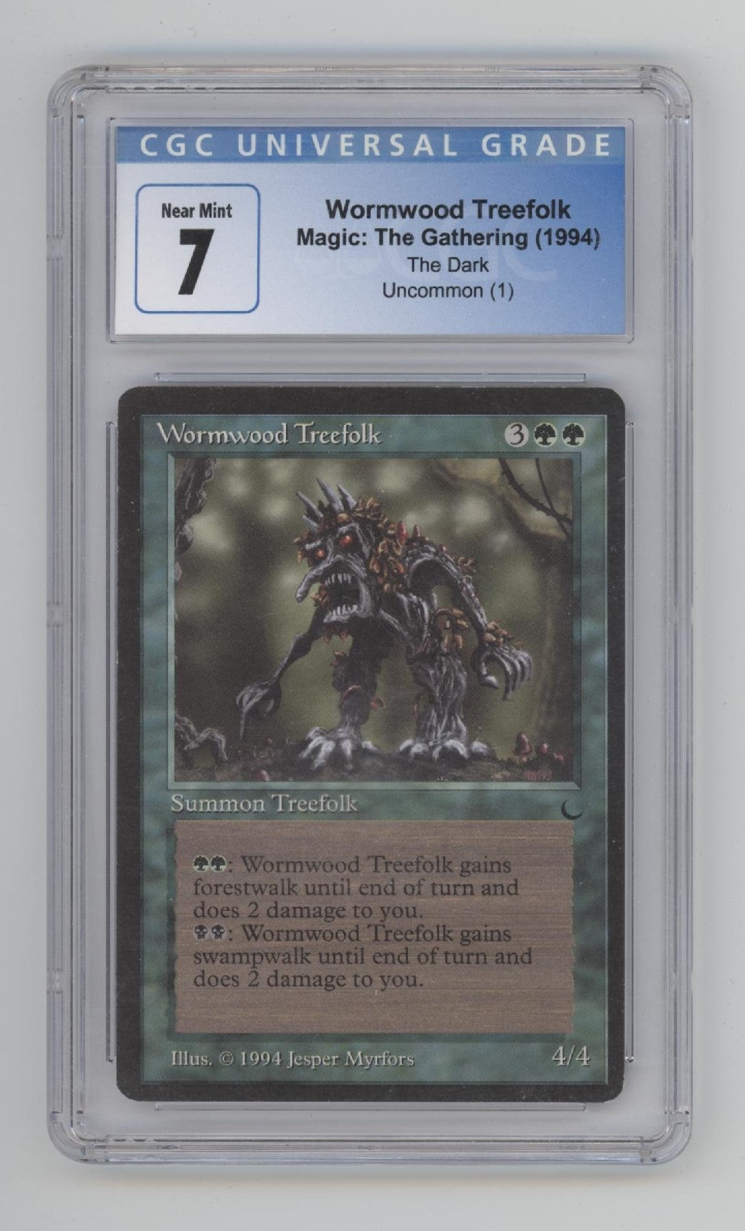 Wormwood Treefolk Magic the Gathering The Dark CGC 7