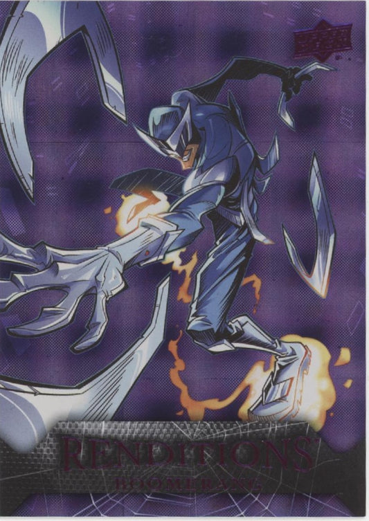 Boomerang 2024 Upper Deck Marvel Renditions Spider-Man Kingpin Purple Tie 63/99