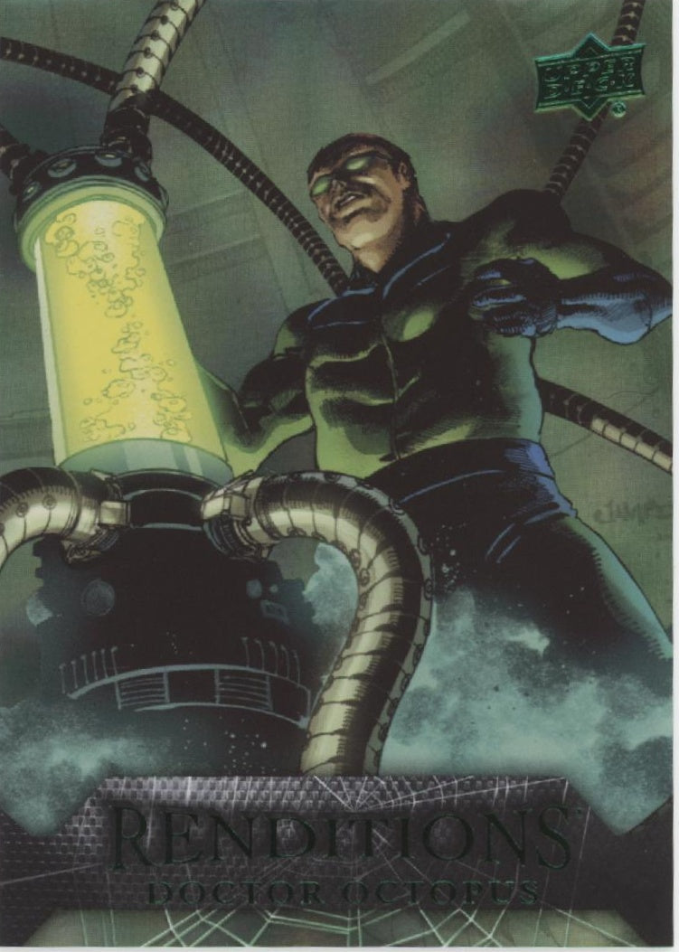 Doctor Octopus 2024 Upper Deck Marvel Renditions Spider-Man Goblin Green 033/399