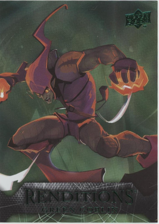 Green Goblin 2024 Upper Deck Marvel Renditions Spider-Man Goblin Green 370/399