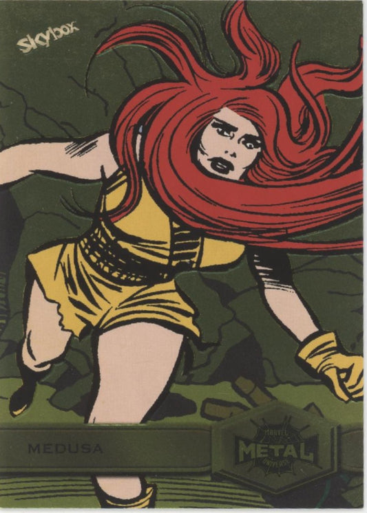 Medusa 2021 Skybox Marvel Metal Universe Spider-Man #151