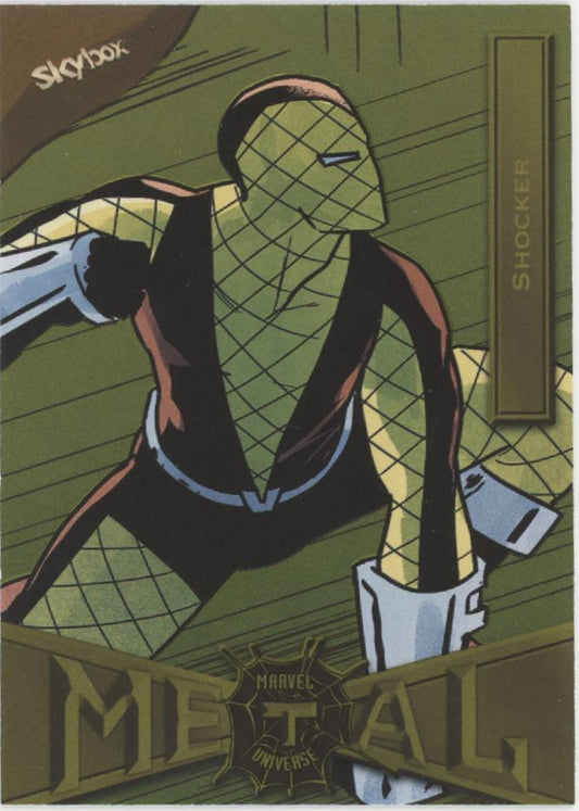 Shocker 2021 Skybox Marvel Metal Universe Spider-Man #78