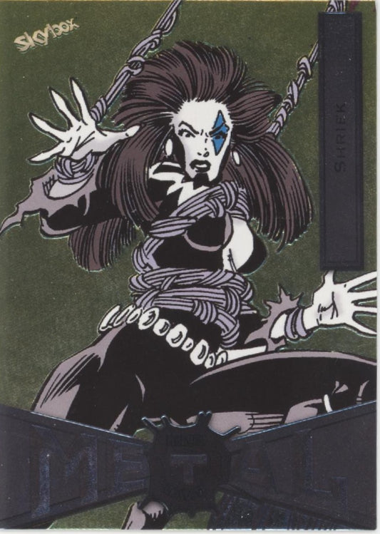 Shriek 2021 Skybox Marvel Metal Universe Spider-Man #79