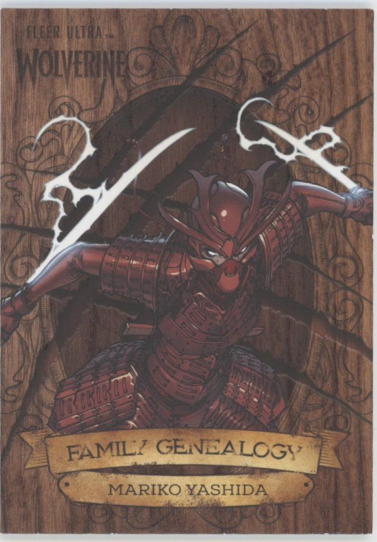 Mariko Vashida 2022 Fleer Ultra Wolverine Family Genealogy #FG-19