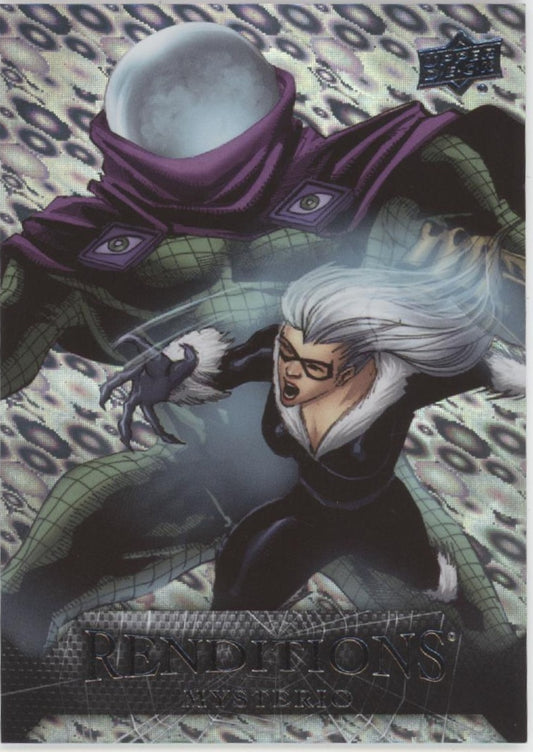 Mysterio 2024 Upper Deck Marvel Renditions Spider-Man Tombstone White 20/35