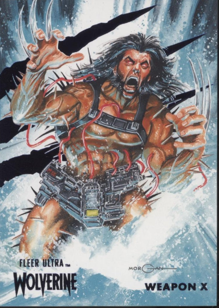 Weapon X 2022 Fleer Ultra Wolverine Blue 040/181 #94
