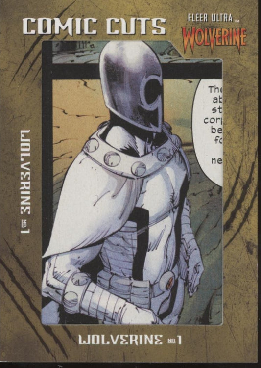 Wolverine No. 1 2022 Fleer Ultra Wolverine Comic Cuts 41/50 #CC-WOL1