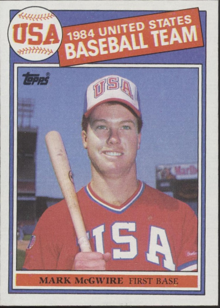 Mark McGwire 1985 Topps RC #401 #3