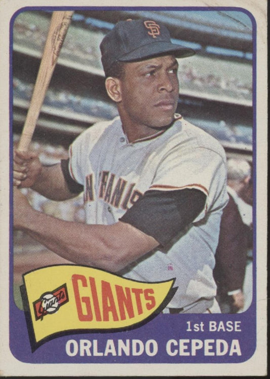 Orlando Cepeda 1965 Topps #360 San Francisco Giants VG