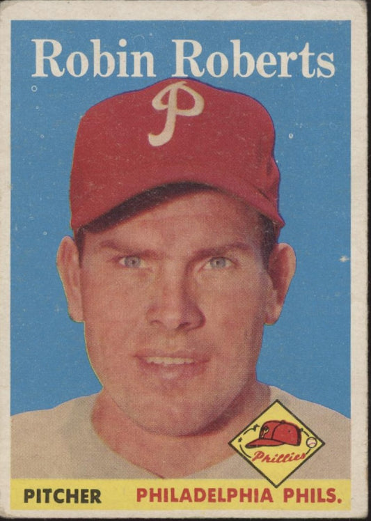 Robin Roberts 1958 Topps #90 Philadelphia Phillies GD