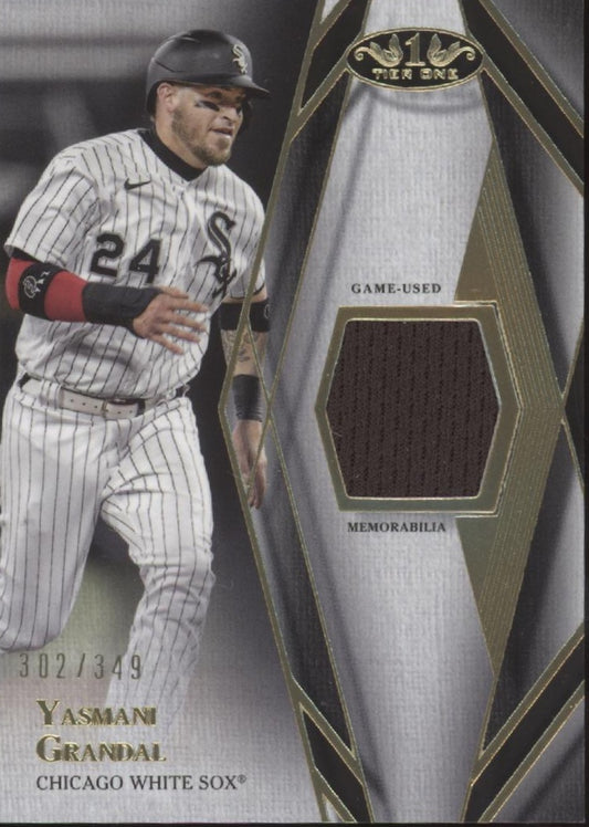 Yasmani Grandal 2022 Topps Tier One Swatch 302/349 #T1R-YG