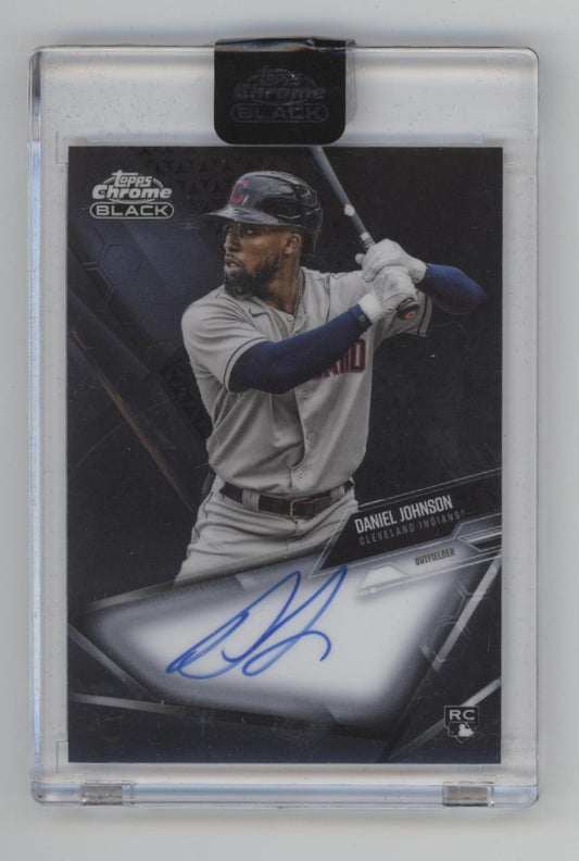 Daniel Johnson 2021 Topps Chrome Black RC Auto #CBA-DJ