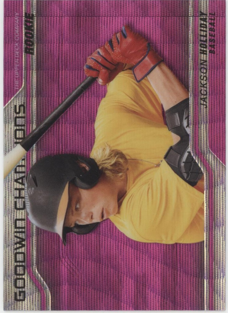 Jackson Holliday 2023 Upper Deck Goodwin Champions Pink Wave RC #P60