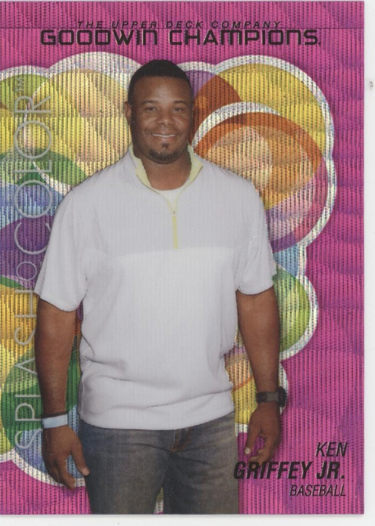 Ken Griffey Jr. 2023 Upper Deck Goodwin Champions Splash Color Pink Wave #SCP-85