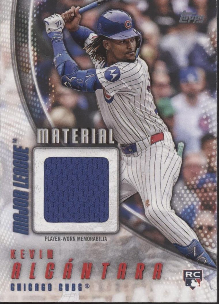 Kevin Alcantara 2025 Topps Major League Material Swatch RC #MLM2-KA