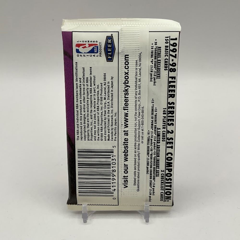 1997-98 Fleer Basketball Series 2 Retail Pack