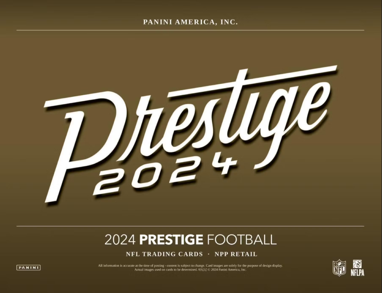 2024 Panini Prestige Football Retail Box