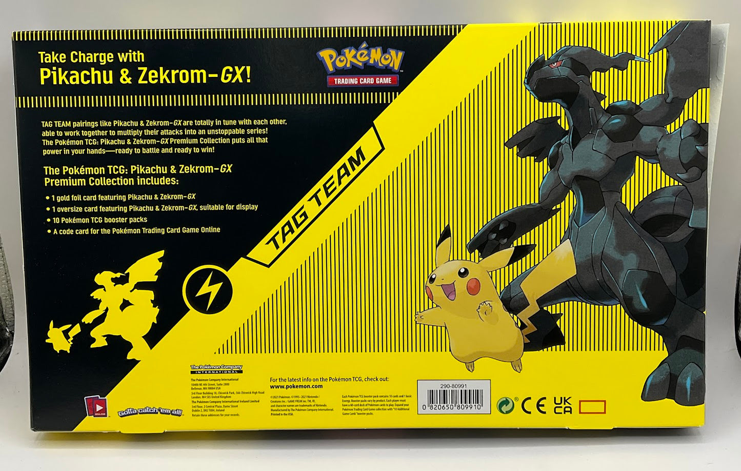 Pokemon: Pikachu & Zekrom GX Premium Collection *See Pictures for Details*