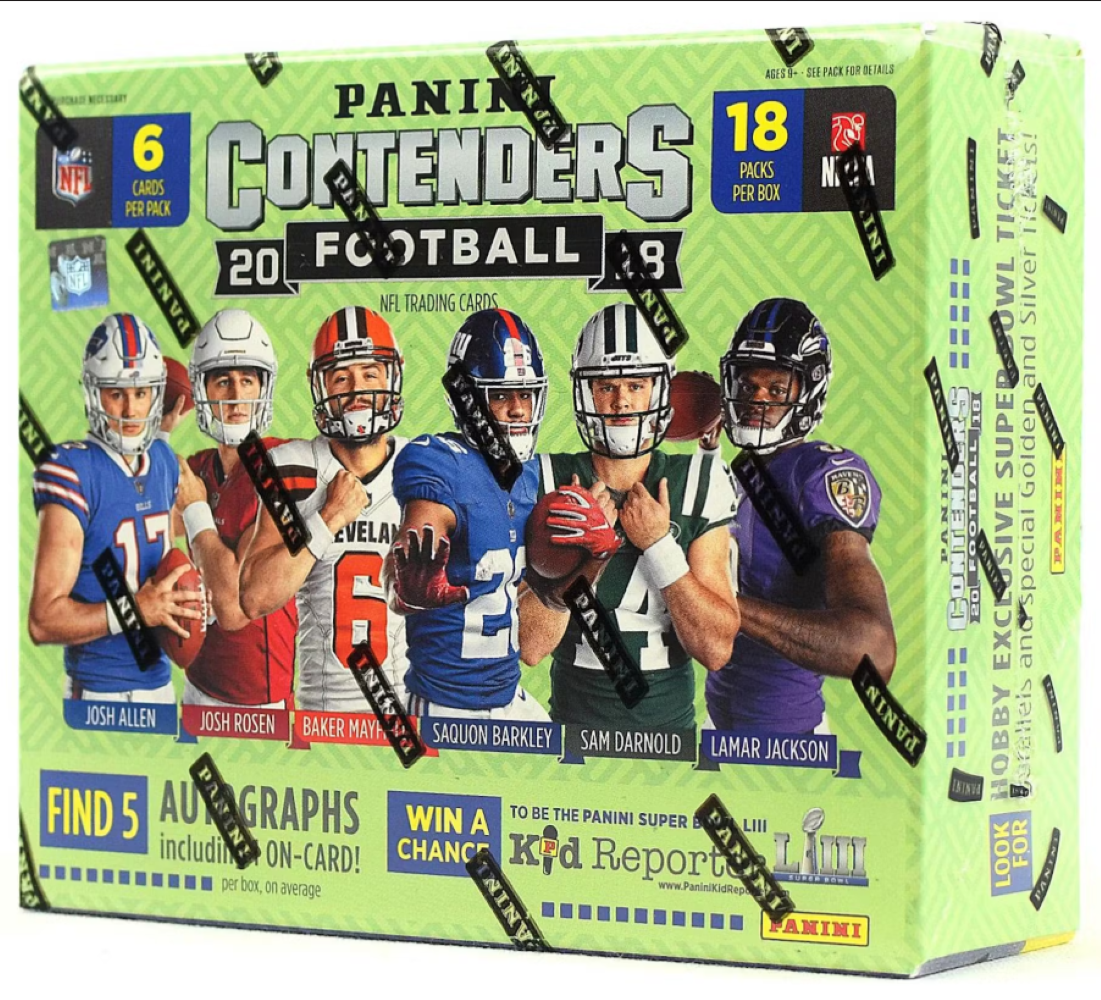 2018 Panini Contenders Football Hobby Box