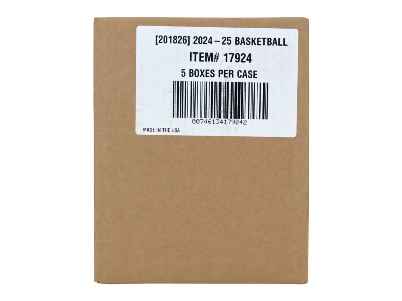 2024-25 Panini Immaculate Basketball Hobby 5-Box Case