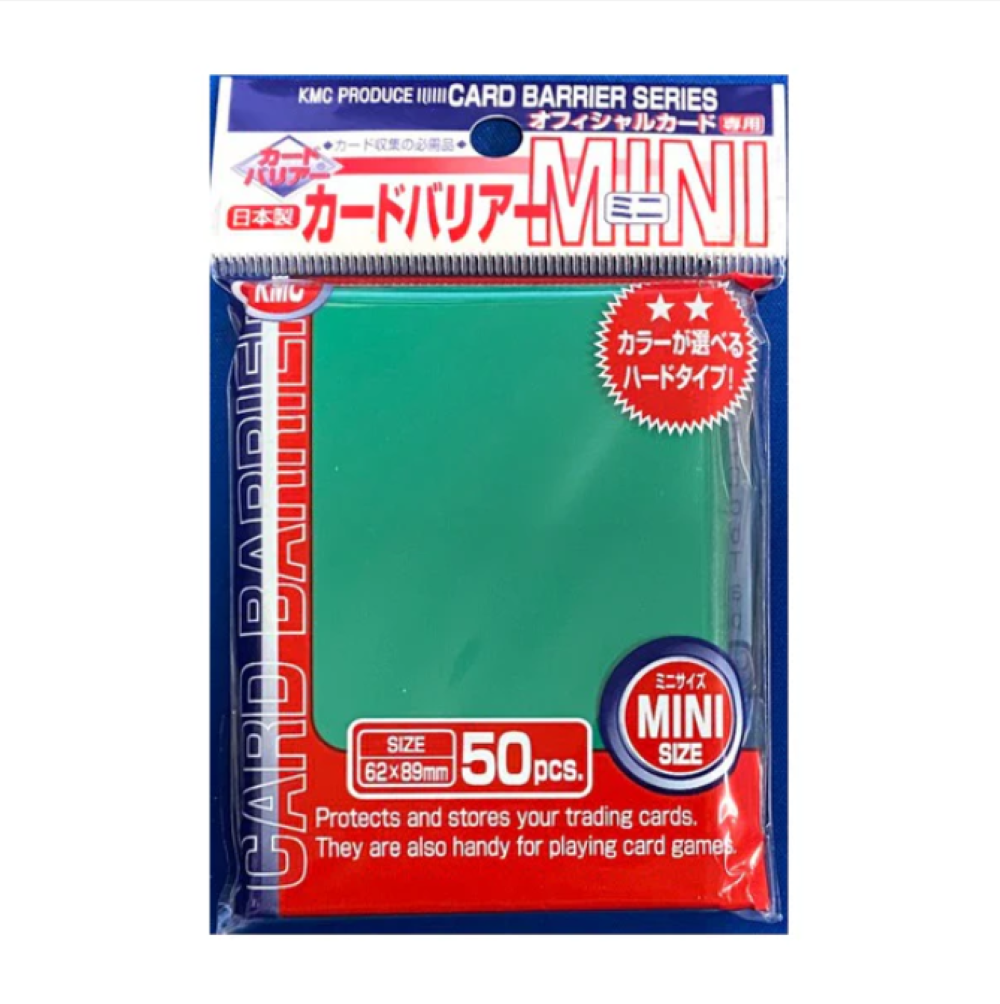 KMC Mini Green 50ct Sleeves