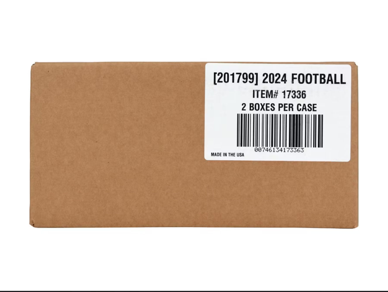 2024 Panini Flawless Football Hobby Box Case (2ct)
