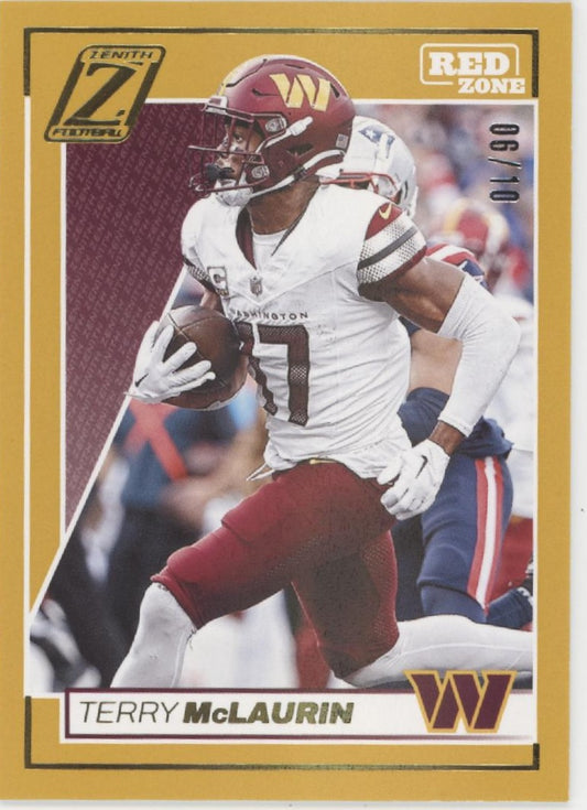 Terry McLaurin 2024 Panini Zenith Red Zone 1st Down 06/10 #98