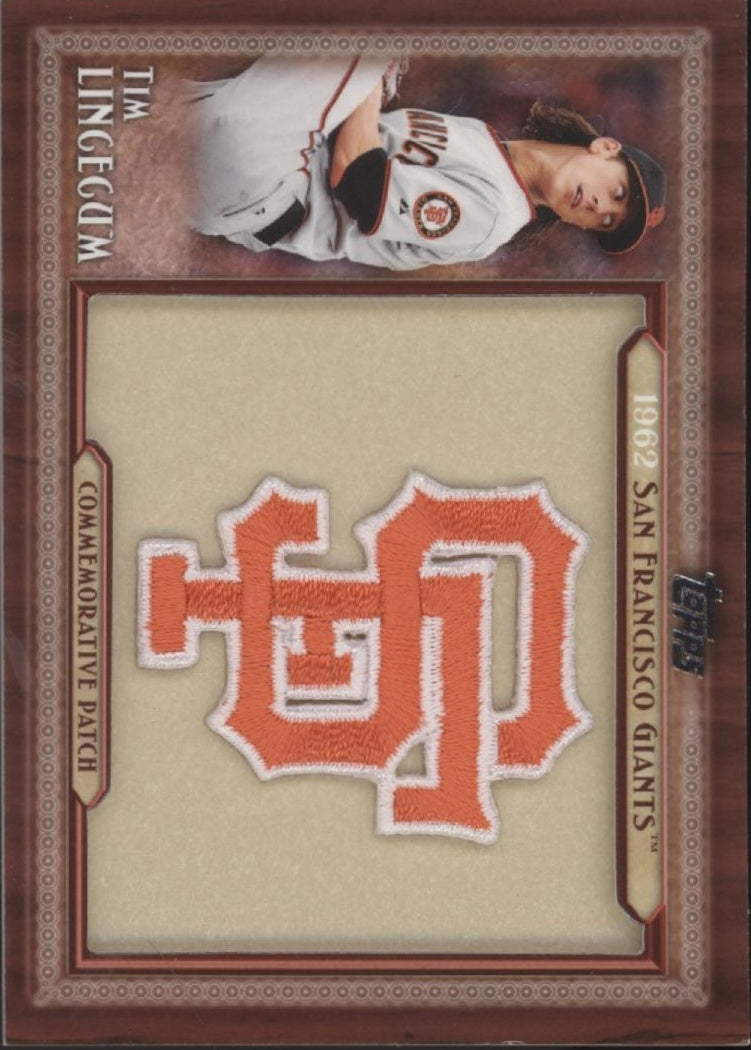 Tim Lingeum 2011 Topps Series 1 Throwback Manufactured Patch #TLMP-TL