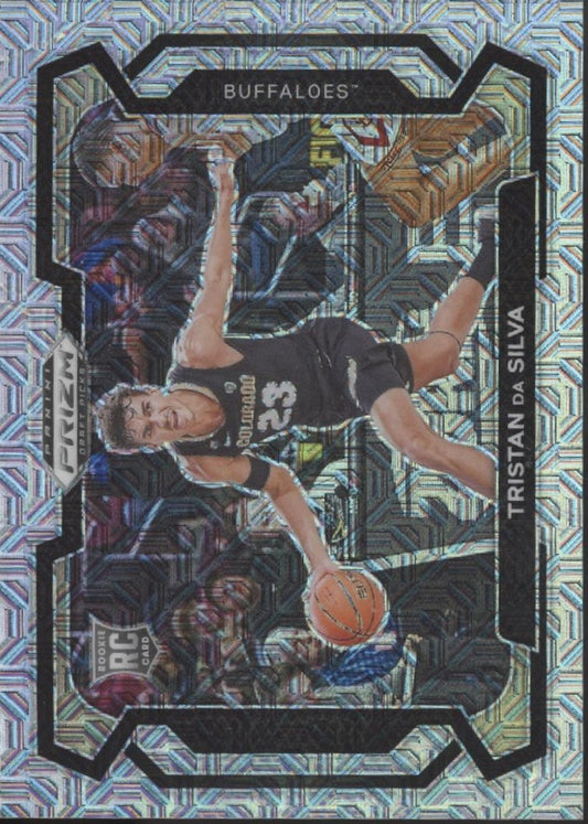 Tristan Da Silva 2024 Panini Prizm Draft Picks Variation Mojo Refractor RC 06/25