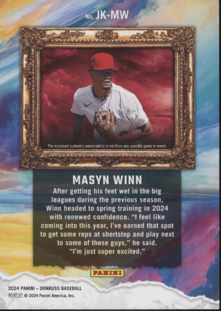 Masyn Winn 2024 Panini Donruss Jersey Kings Swatch #JK-MW