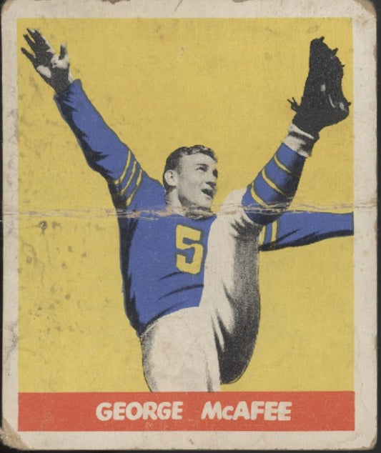 George McAfee 1948 Leaf #19 Chicago Bears PR #2