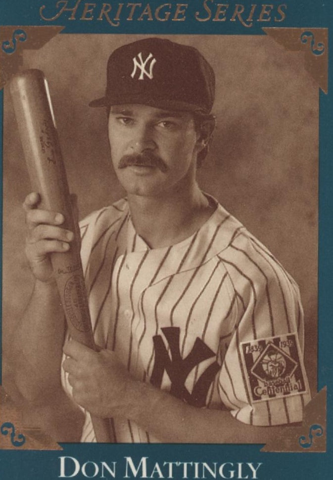 Don Mattingly 1992 Leaf Heritage Series #BC-5