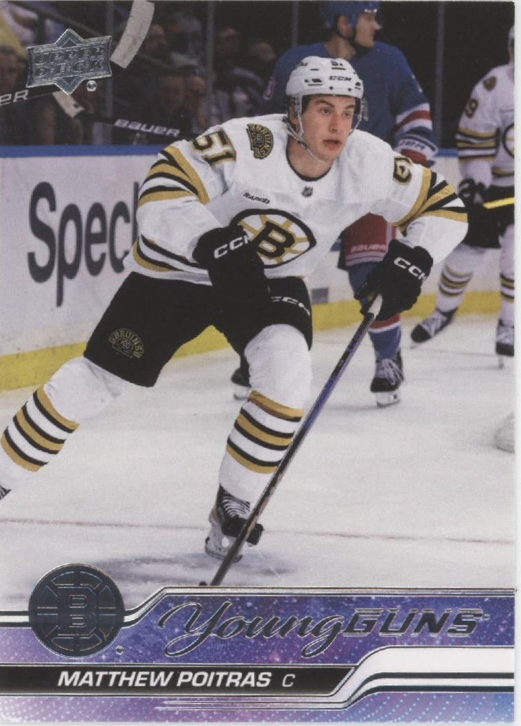 Matthew Poitras 2023-24 Upper Deck Series 2 Young Guns RC #478