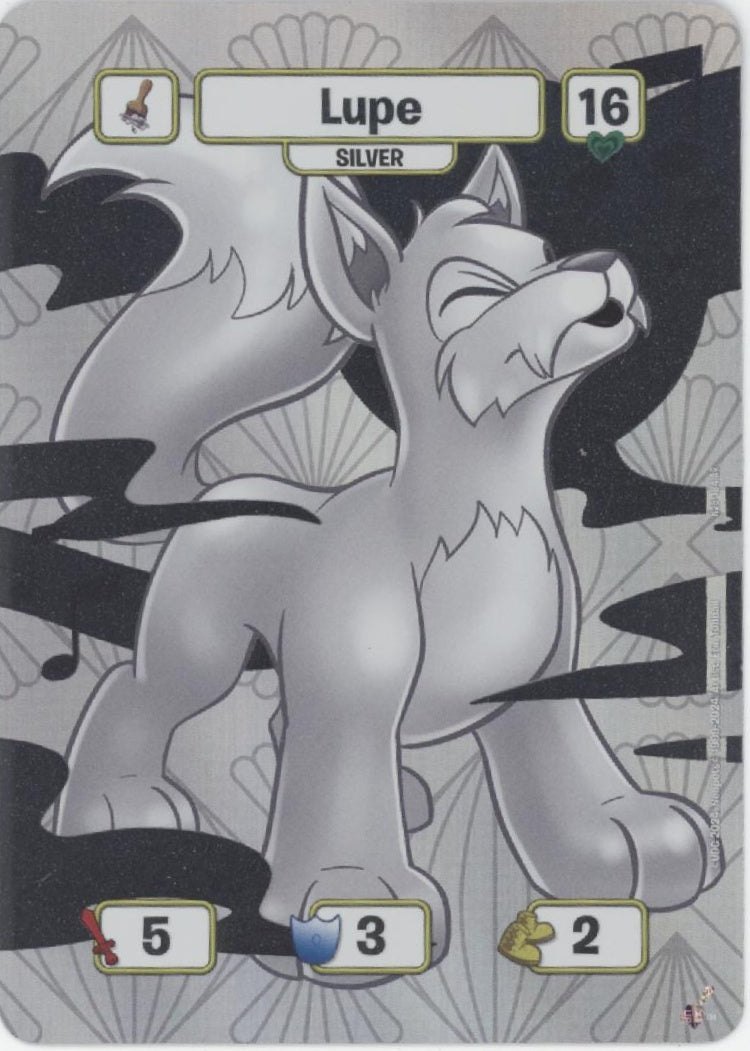 Lupe Neopets Battledome TCG 25th Anniversary Silver N25-184