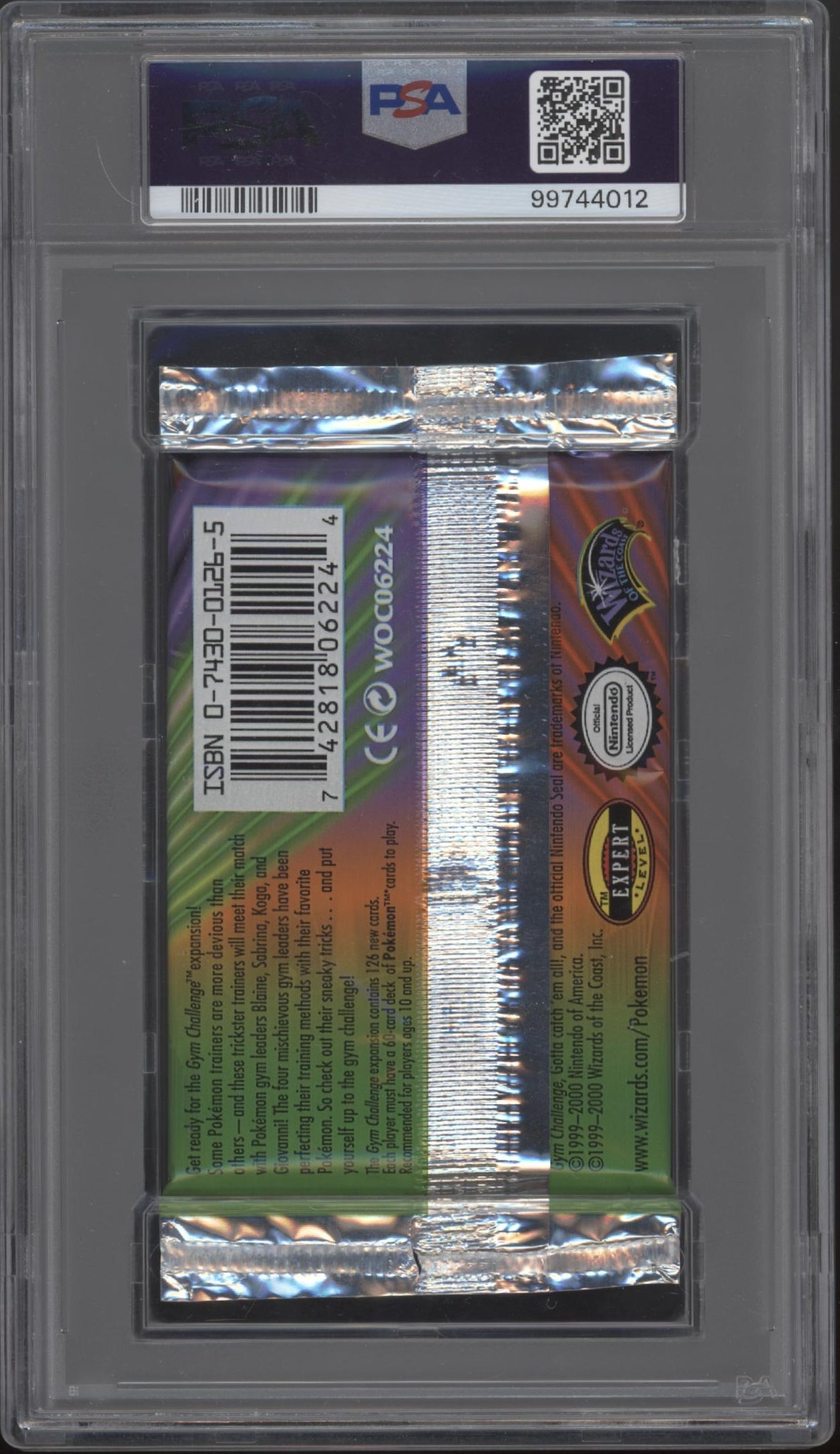 Gym Challenge Pokemon 1st Edition Koga Booster Pack PSA 9
