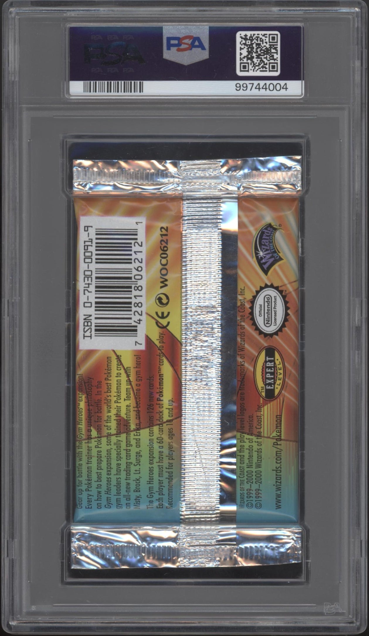Gym Heroes Pokemon 1st Edition Erika Booster Pack PSA 9