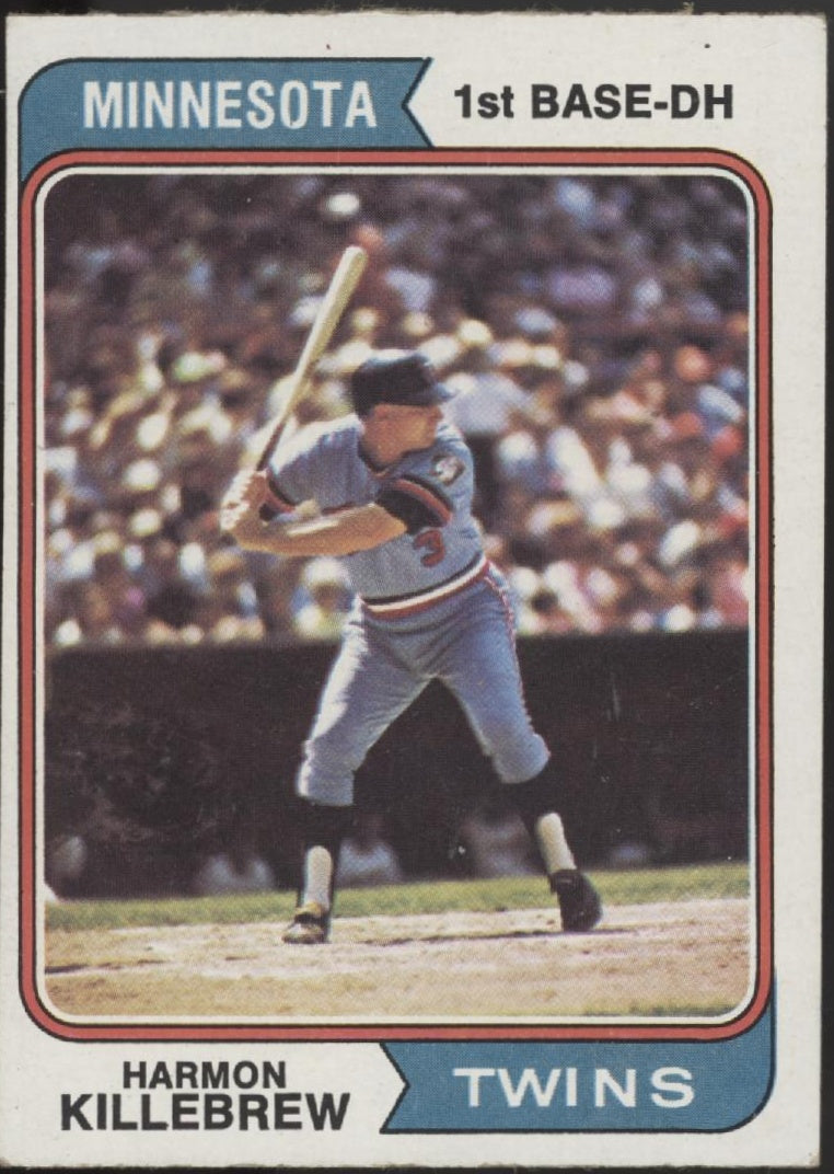 Harmon Killebrew 1974 Topps #400 Minnesota Twins EX