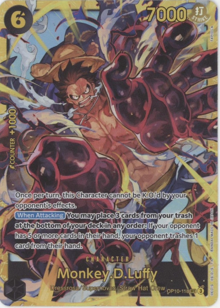 Monkey D Luffy One Piece Card Game Royal Blood #118 Monkey D Luffy One Piece Card Game Royal Blood #118