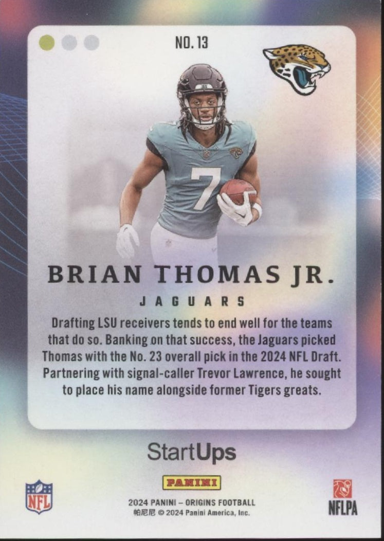 Brian Thomas Jr. 2024 Panini Origins Start Ups RC #13