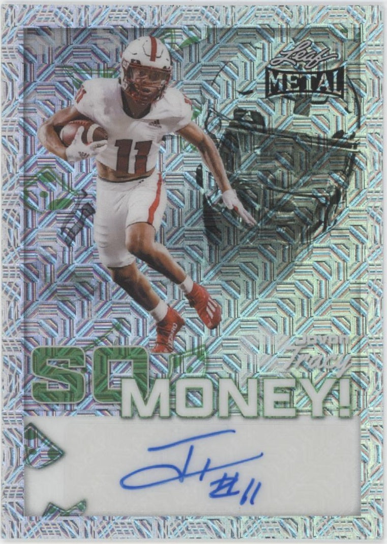 Javon Tracy 2025 Leaf Metal So Money! Mojo Refractor Auto 4/5#SM-JT3