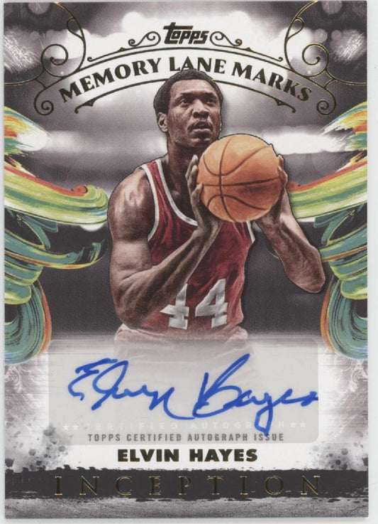 Elvin Hayes 2024-25 Topps Inception Memory Lane Marks Auto #Mlm-EH